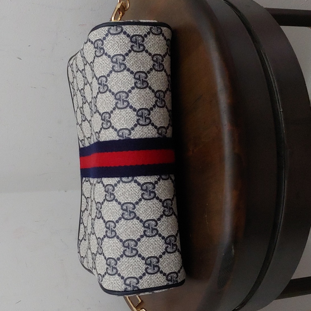 Authentic Vintage Gucci GG Monogram Supreme Web Clutch Fanny Bum Belt Crossbody - Picture 8 of 12